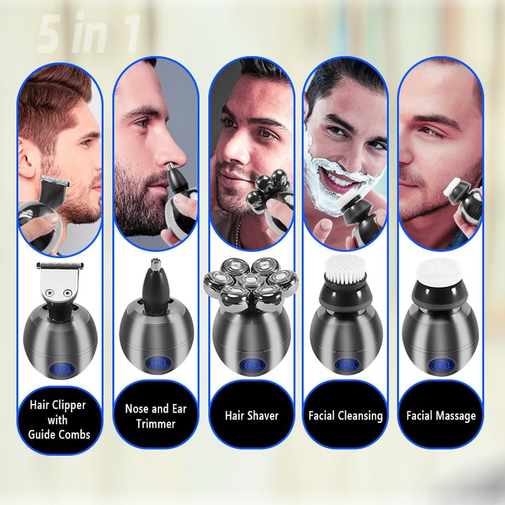 Men's Grooming Kit Wet 'N Dry Electric Shaver