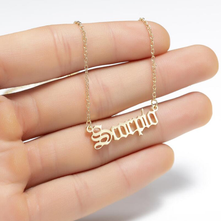 Astrology Sign Necklace