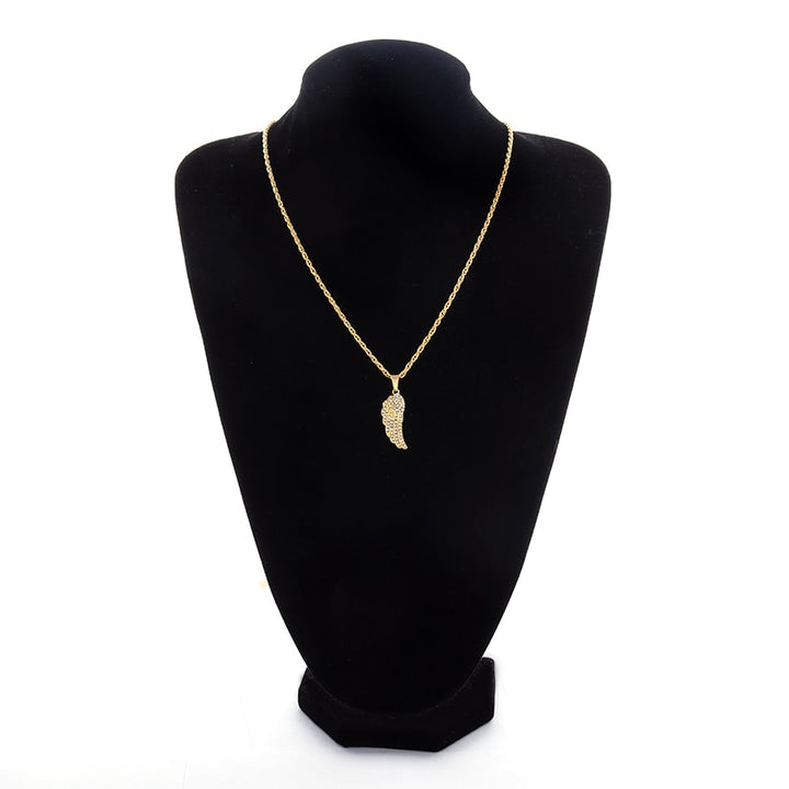 Personal Angel Wing Pendant Necklace