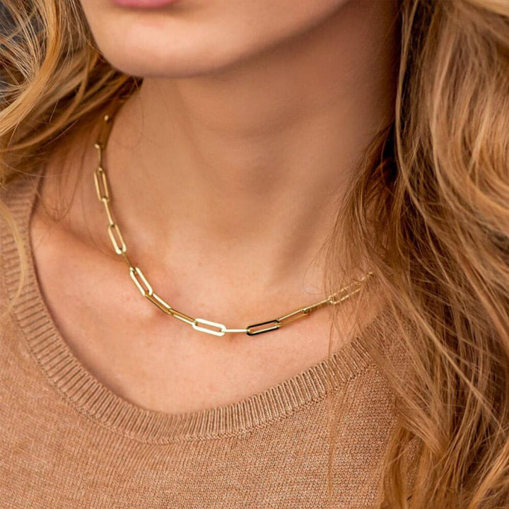 Paperclip Chain Necklace