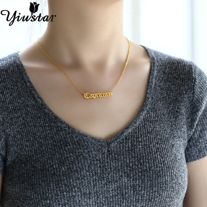 Astrology Sign Necklace