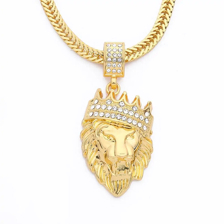 Men's Lion Head Necklace