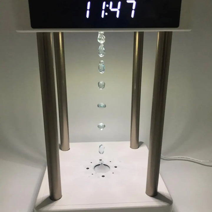 Anti Gravity Levitating Water Drop Clock