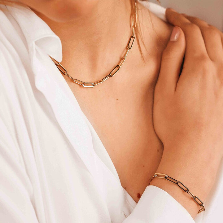 Paperclip Chain Necklace